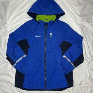 London Fog Kids Blue and Navy Raincoat